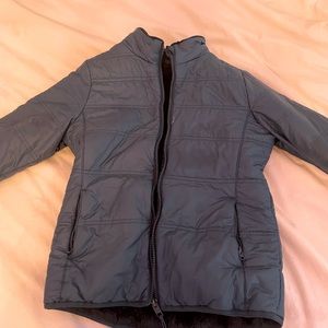 Athleta dark teal snow coat size 12 girls